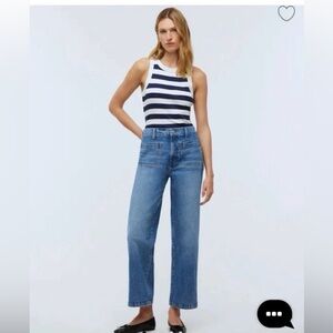 Madewell Tall Emmett Wide Leg Jeans Patch Pocket Edition 29T